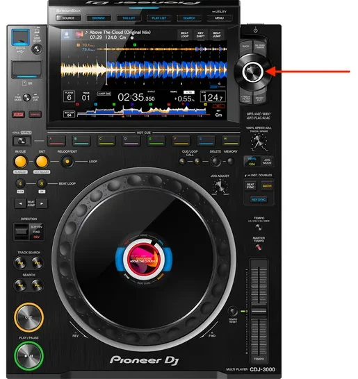 cdj 3000 draaiknop